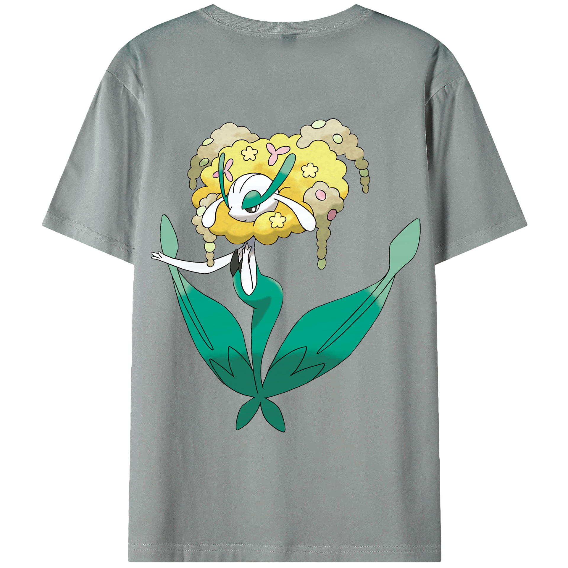 （画像用） ポケットモンスター Pokémon 綿100％ メンズ半袖Tシャツ（バックプリント） 通気性